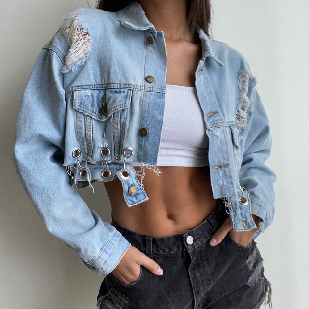 CARMAR cropped denim jacket